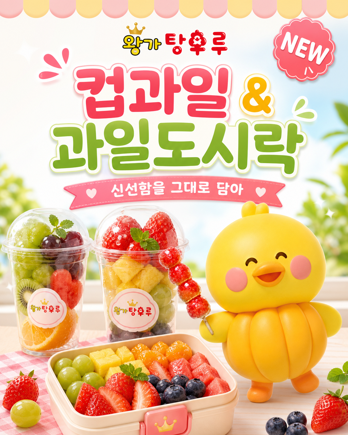컵과일 도시락 이벤트