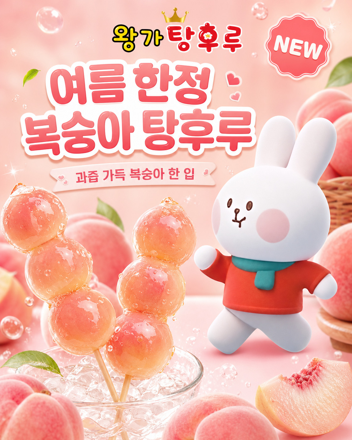 복숭아 탕후루 이벤트